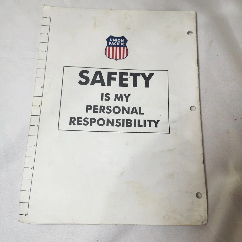 Union Pacific Railroad 2003 North Little Rock Hub Book 1608 Track & Spot Info